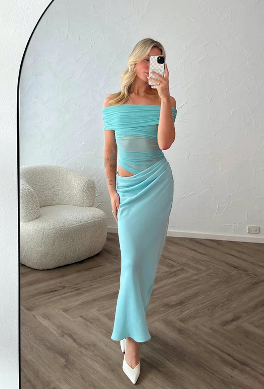 Benni - Nico Maxi Dress (Aquamarine)