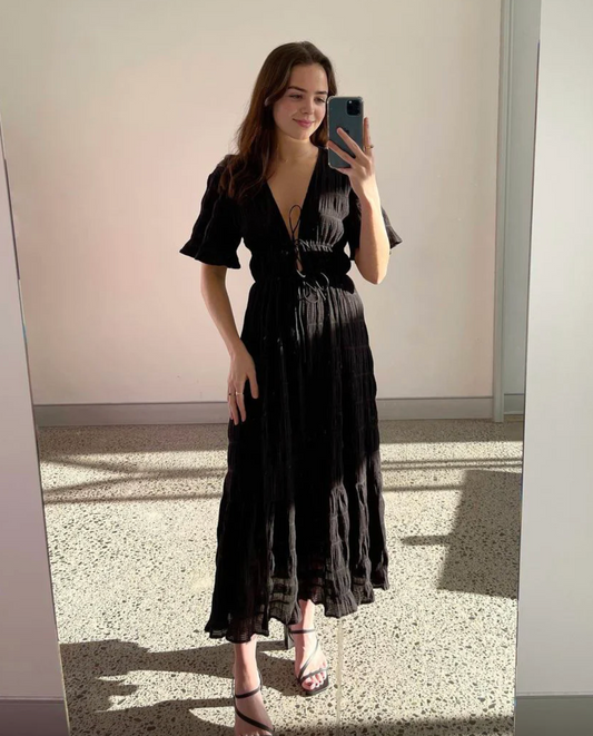 Mirella V-Neck Dress