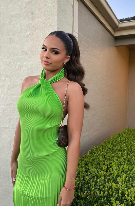 Klum Gown - Neon Lime
